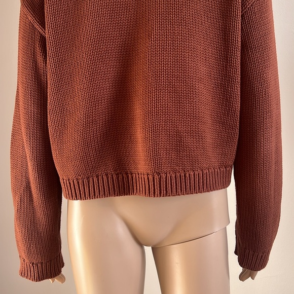 SEZANE TITOUAN CARDIGAN CHOCOLATE SIZE S - Picture 10 of 14